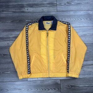 Vintage 90’s Fila Side Tape Full Zip Windbreaker